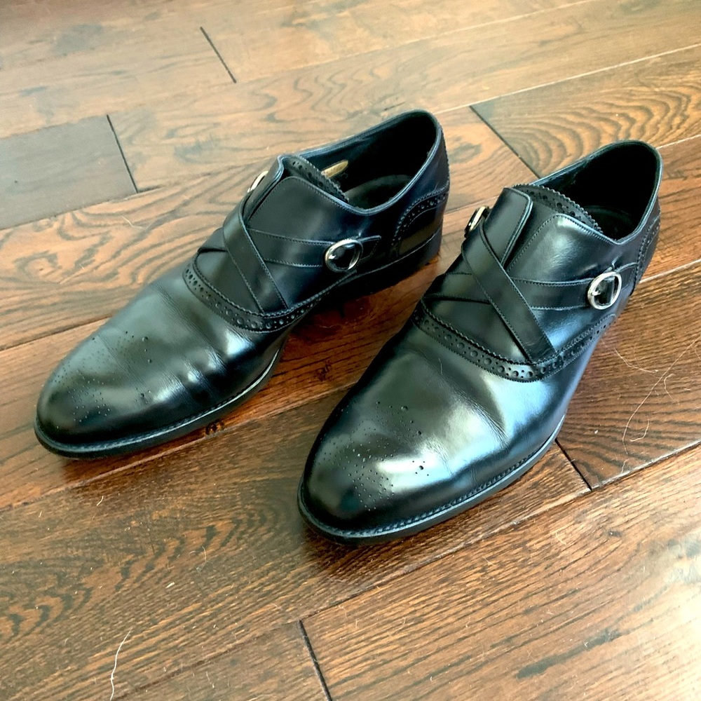 Handmade Barker Black shoes